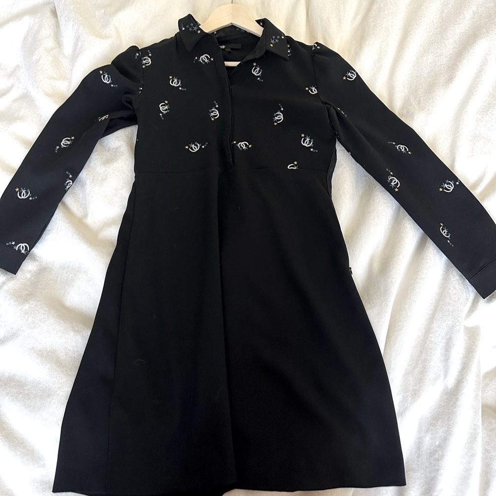 Cute long sleeve Maje Black dress size 3